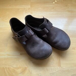 BIRKENSTOCK London Oiled Leather Shoes